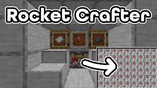 AUTO ROCKET CRAFTER Minecraft 1.21.4 - Tutorial