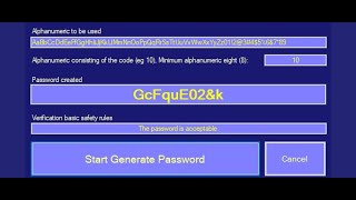 PASSWORD GENERATOR IN VB.NET WITH SOURCE CODE
