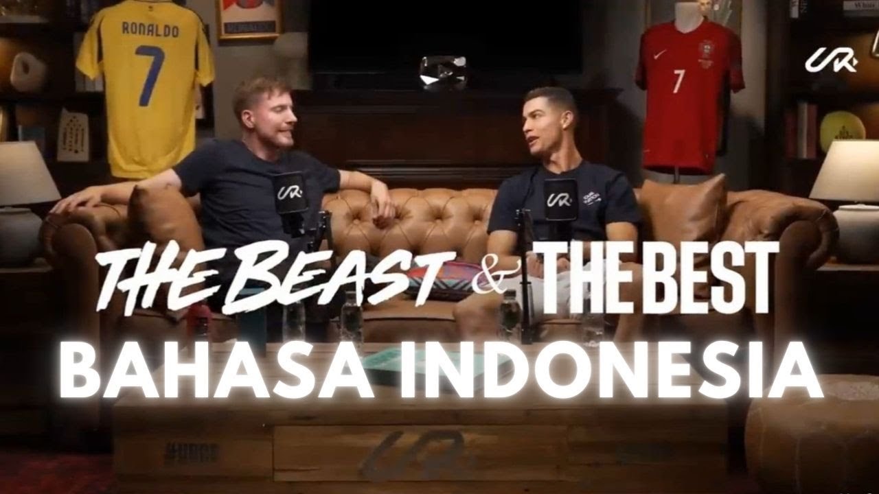Podcas Cristiano Ronaldo Dan Mr Beast Bahasa Indonesia Youtube