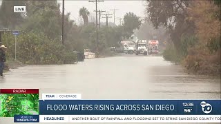 Flood waters rising in the South Bay, San Diego Fire Rescue offers perspective