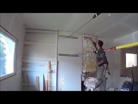 Can Drywall be hung over plaster ceiling?