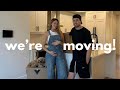 MOVING VLOG EP:1 | Empty House Tour, Moving Day, Nursery Plans + more