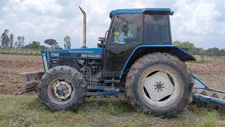 รถไถ ford 7740 110 แรงม้า ชมภายในห้องคนขับเป็นไง ตู้แอร์ tractor