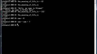Learn to program using Ruby - Part 4: Variables
