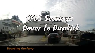 DFDS seaways boarding and disembarking Dover to Dunkirk #dfds #dover