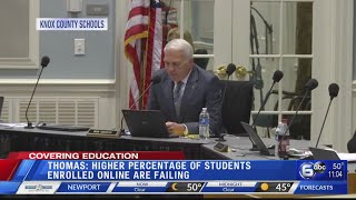 KCS superintendent: Higher percentage of students enrolled online are failing