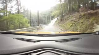 360°動画 石巻山をドライブ 裏山の絶景ポイント 昼間の山頂駐車場