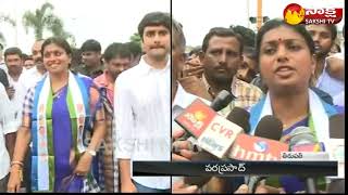 ‘గాలేరు-నగరి’ సాధనకు రోజా పాదయాత్ర || మ‌ద్ద‌తు ప‌లికిన వైఎస్ఆర్ సీపీ నేత‌లు