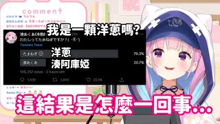 【Hololive中翻精華】有高達八成的DD指出 湊阿庫婭真的是一顆洋蔥...?【湊阿庫婭】