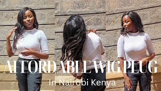 AFFORDABLE HUMAN HAIR WIGS PLUG IN NAIROBI!! 😯 | KENYA | Let's go wig shopping 😃