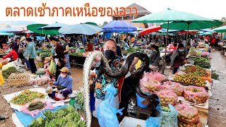 ตลาดภาคเหนือของลาวในช่วงหน้าหนาว👌ພາເລາະຕະຫລາດແຕ່ເຊົ້າເດີ້ມື້ນີ້👍