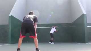 3 Wall Handball ( Juan (Ibanez) Santos vs Timothy (Timbo) Gonzalez, 1st game)