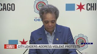 Mayor Lightfoot gets emotional addressing Chicago looting, violence