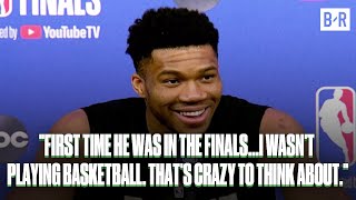 Giannis Reflects on LeBron James And His Career