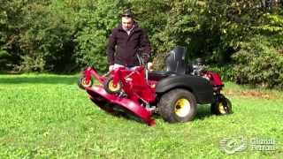 Gianni Ferrari Turbo Z 223 zero turn ZTR with mulching and rear discharge out-front mower deck