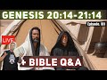 Genesis 20:14-21:14 Commentary Bible Study + Q&A live! (Episode 181)