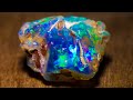 I lost most of this rough opal but cut an epic gem