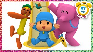 POCOYO MAGYARUL – 🎢A NAGY CSÚSZDA 🎢 | [87 perc] Teljes Epizódok | Rajzfilm gyerekeknek