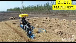 Self propelle reaper binder  for Wheat, Rice, Barley, etc @khetimachineryindia