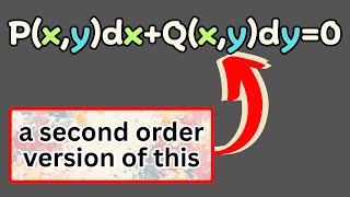 towards the notion of an exact second order differential equation