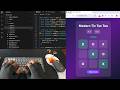Modern Tic Tac Toe with React & TailwindCss - ASMR Programming