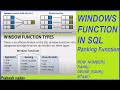 Day-23 | Window Function in SQL with Example- RANK, DENSE RANK, ROW NUMBER | SQL Tutorial in Hindi