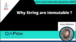 Why Strings are immutable in Java (Core Java Interview Question #307)
