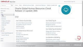Cross-Product Features | Using the Oracle Help Center