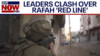 Israel-Hamas war: Rafah 'red line' pits Biden against Netanyahu | LiveNOW from FOX