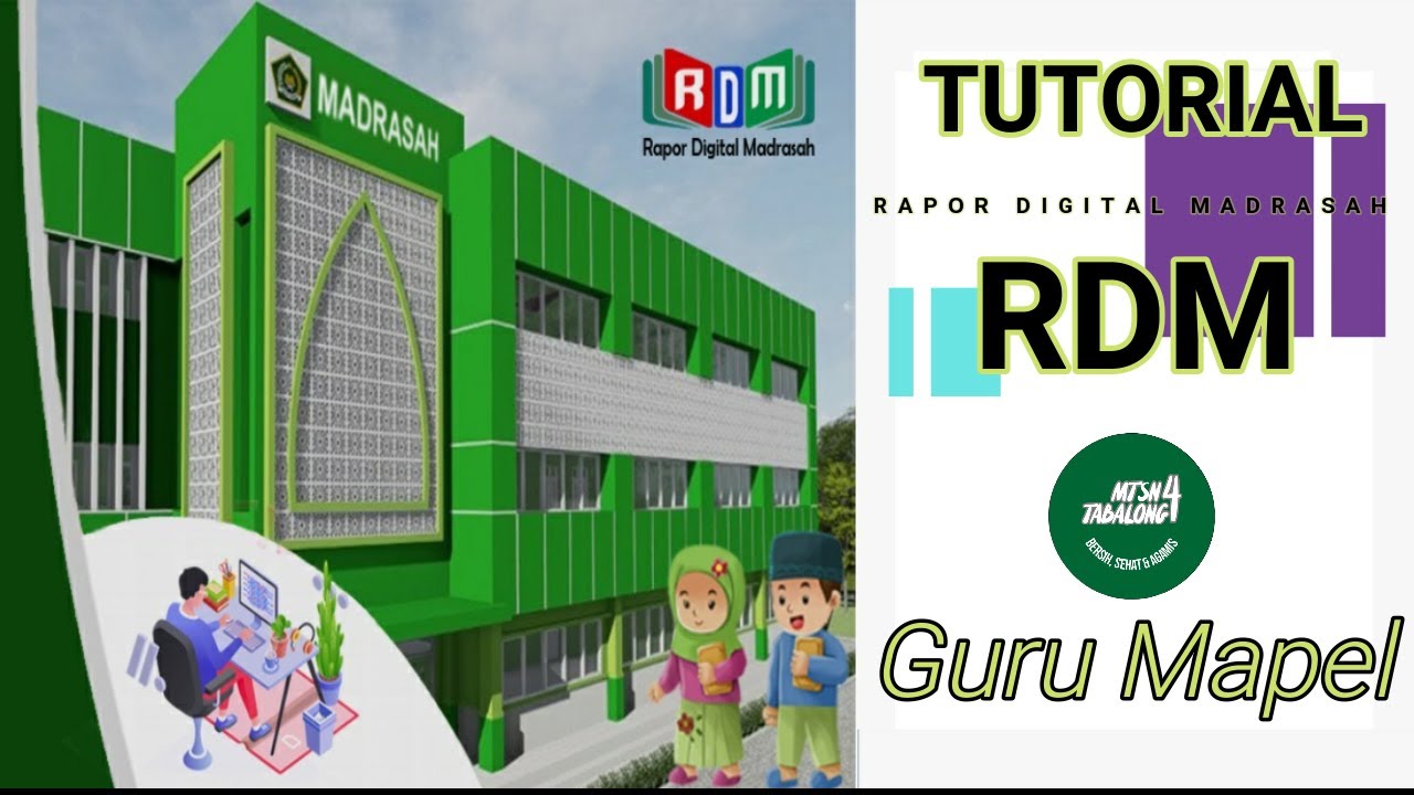 Tutorial Rapor Digital Madrasah (RDM) Untuk Guru Mapel - YouTube