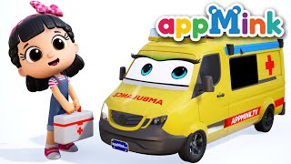Yes Yes Fire Truck | Baby Truck | Choo Choo Train | Build a Ambulance Car | Ten in the bed #appMink