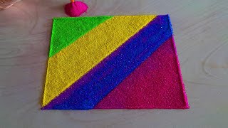 #1845 Satisfying video | sand art | Diwali rangoli designs | Navratri rangoli design