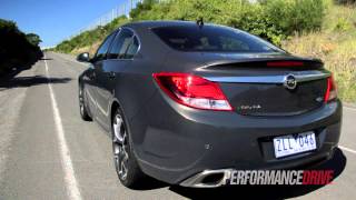 2013 Opel Insignia OPC engine sound and 0-100km/h