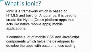 IONIC App Development - Master Software Solutions