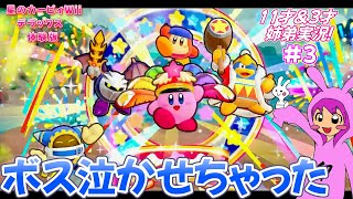 【星のカービィWiiデラックス】出たな！ウィスピーウッズ！！！泣かせちゃうぞ！！！　クッキーカントリー1-5 体験版Ver　3/4