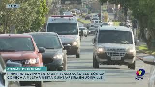 Atenção, motoristas! Primeiro equipamento de fiscalização eletrônica começa a multas nesta quinta