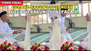 GELAGAT PENGANTIN LELAKI TERLALU 'NERV0US' SAMPAI TERS4LAH SARUNG GELANG UNDANG TAWA