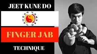 Jeet Kune Do Technique - JKD Finger Jab