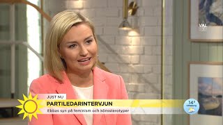 Ebba Busch Thor om genus i förskolan: ”Man ska låta barnen leka med det dom vil - Nyhetsmorgon (TV4)