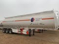 3 Axle tanker semi trailer from Luckin vehicle Order by Ghana Customer