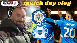 MAD FRIDAY IN STOCKPORT AS COUNTY GET ALL THREE POINTS! Stockport County 2-1 Peterborough United