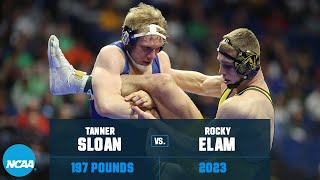 Tanner Sloan vs. Rocky Elam — 197 LB Semifinals - 2023 NCAA Wrestling Championships