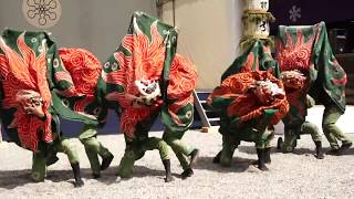 飛騨一宮水無神社式年大祭 気多若宮神社(古川) 獅子舞1 宮本組　2017.05.03