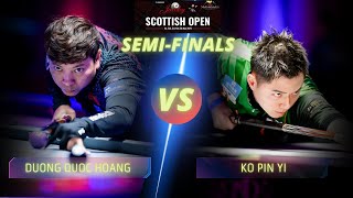 DUONG QUOC HOANG VS KO PIN YI | SEMI-FINALS | 2024 JACOBY SCOTTISH OPEN #9ballpool #highlights