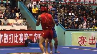 第12届全运会武术散打赛二次预赛 04 008 男子60kg 占新