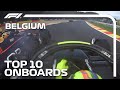 Piastri And Sainz Collide And The Top 10 Onboards | 2023 Belgian Grand Prix | Qatar Airways