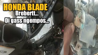 🔴PENYEBAB HONDA BLADE BREBET, DI GASS NGEMPOS