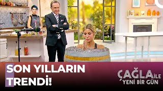 Çağla Şikel Buz Banyosu Yaptı! - Çağla ile Yeni Bir Gün 1073. Bölüm