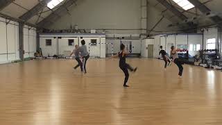 Tanzhalle Dancers contemporary class by Roni Rotem