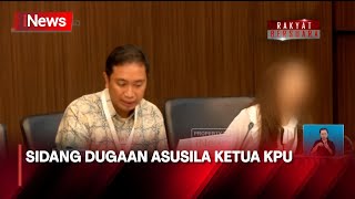 Sidang Perdana Dugaan Asusila Ketua KPU Hadirkan Dua Saksi Ahli  - iNews Siang 24/05